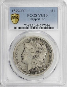 1879-CC Morgan Silver Dollar $1 PCGS VG10 Capped Die [BN036] - Picture 1 of 4