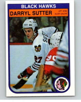 1982-83 O-Pee-Chee #76 Darryl Sutter  RC Rookie Chicago Blackhawks V57631 - Image 1 of 2