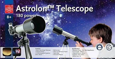 EDU Astrolon  -  Telescope with Tripod  - 18X-180x - Image 1 of 3