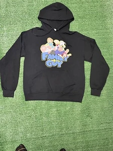 Family Guy Hoodie Größe M schwarz Vollguss Stewie Griffin Peter Lois Brian Meg - Bild 1 von 9