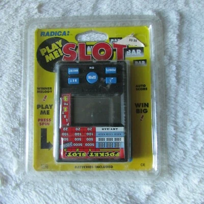 Radica Pocket Slot Model 1370 NO BATTERIES MINT - Image 1 of 2