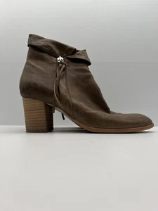 Midas Leather Ankle Boots Brown Zip Closure Fold Down Ankle Detail EUR 39 - Picture 1 of 12