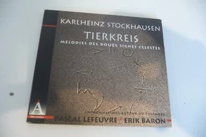 STOCKHAUSEN CD TIERKREIS MELODIES DES DOUZE SIGNES CELESTES LEFEUVRE BARON. - Imagen 1 de 3