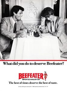 BEEFEATER GIN AD #12 RARE 1986 OUT OF PRINT VINTAGE  - Picture 1 of 2