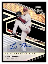 2020 Panini Elite Extra Edition Signatures #116 LEVI THOMAS AUTO ~E2JJ