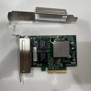 Carte Ethernet Supermicro AOC-SGP-i4 4 ports 1GbE - Photo 1/4