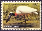 ONU Genève 1994 MNH, Jabiru, oiseaux d'eau, grande cigogne