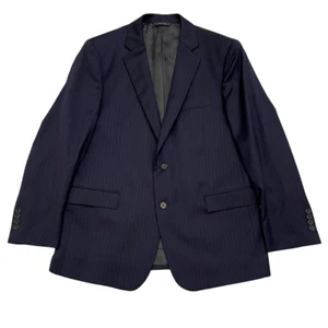 GIACCA TUTA BROOKS BROTHERS 1818 REGENT SAXXON LANA TAGLIA 42S BLU NAVY RIGHE - Foto 1 di 23