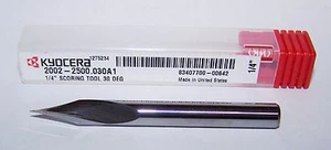 30 degree angle x 1/4" carbide bits engraving and scoring tool - 2002-2500.030A1 - Picture 1 of 3