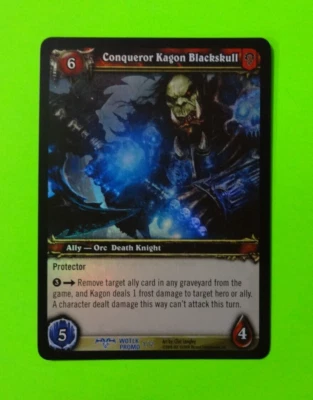 Conqueror Kagon Blackskull #1/2 (R) Foil - WOTLK Promo - World of Warcraft - TCG - Image 1 of 2