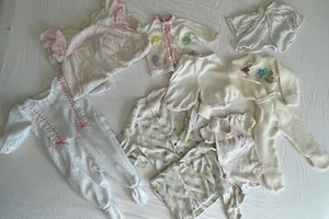 Vintage 70-80s Baby Pajamas Lot Pastels Newborn-24 Month Childwise Baby Dior - Picture 1 of 24