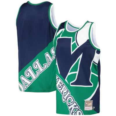 New Mitchell & Ness NBA Dallas Mavericks Big Face Tank Top. - Image 1 of 4