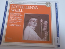 LOTTE LENYA : Portrait Weill  > VG+ (CD)