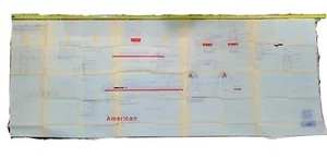 American Airlines External Trim decal schematics from 1988 Large (92"x32") - Picture 1 of 12