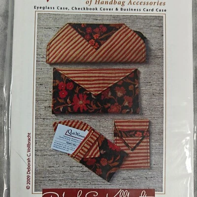 👜 Sophisticated Trio Handbag Accessories Pattern by Deborah Vollbracht 🌼 - Image 1 of 3