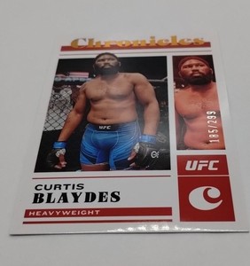 Curtis Blaydes Heavyweight UFC Panini Chronicles Limited Print 185/299 No.2