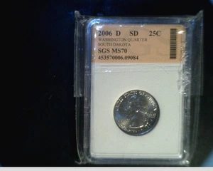 2006-D South Dakota State Quarter, Very High Grade Coin (US-724) - Picture 1 of 2