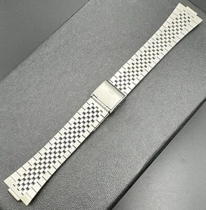 Vintage 1105 Bulova Accutron S/S Watch Metal Band Bracelet 9 & 20 mm NOS BU-91 - Picture 1 of 11