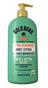 Gold Bond Lozione Corpo Medicata Extra Forte Anti Prurito 14 oz Scade 2/2026 - Foto 1 di 4