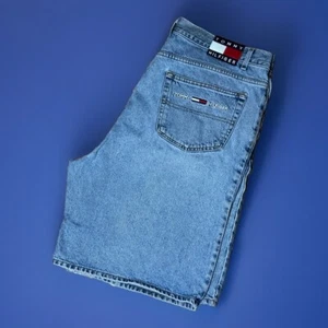 Tommy Hilfiger Jeansshorts Vintage Freedom blau helle Waschung Relaxed Herren 42 " - Bild 1 von 11