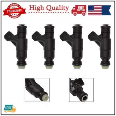 Inyector de combustible nuevo 4 piezas para Volkswagen 2001-2005 Beetle Jetta 1,8 L L4 Turbo FJ889 Foto 1 de 4