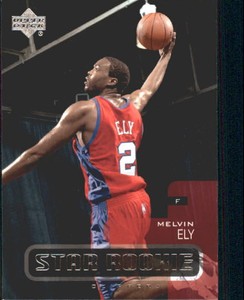 2002-03 Upper Deck Los Angeles Clippers Basketball Card #202 Melvin Ely Rookie