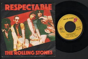 7" ROLLING STONES RESPECTABLE / WHEN THE WHIP COMES DOWN 1978 MADE IN ITALY - Foto 1 di 1