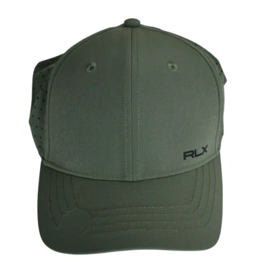 全新 RLX RALPH LAUREN 运动棒球帽 带高尔夫球标记架 OS — 第 1/4 张图片