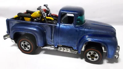 1973 Hot Wheels Redline 56 FORD PICKUP Motorcycles Custom Detailed Restoration   - Image 1 of 4