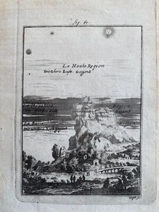 1683 Antique Print: La Haute Region, Cloud Study / Levels after Mallet - Picture 1 of 2