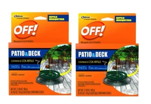 2 ~ OFF! Patio & Deck Mosquito Coil IV Country Fresh Scent 6 Coil Refills - Picture 1 of 1