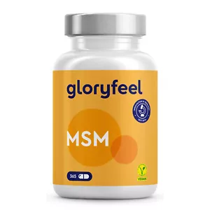 MSM Methylsulfonylmethan - 365 Kapseln für 6 Monate - 99,9% reines MSM Pulver - Bild 1 von 7