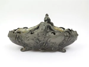 Antique French Art Nouveau Pewter Jardiniere By Claude Bonnefond (1796-1860) - Picture 1 of 12