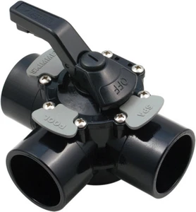 Waterway TruSeal 3-Way Diverter Valve for 2" or 2½" PVC made of durable CPVC - Picture 1 of 2