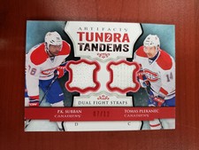 2013-14 UD Artifacts Tundra Tandems Dual Fight Straps P.K. Subban/Plekanec 7/12