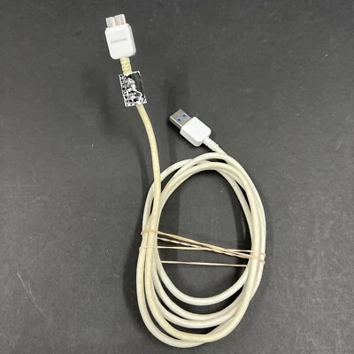 Samsung USB to 21 Pin Data Cable for Galaxy S5 and Note 3 N9000, White - Image 1 of 4