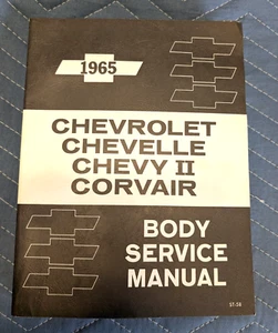 Chevrolet 1965 carrocería manual de servicio - Chevelle - Chevy II/Nova - Corvair - Chevy - Imagen 1 de 9