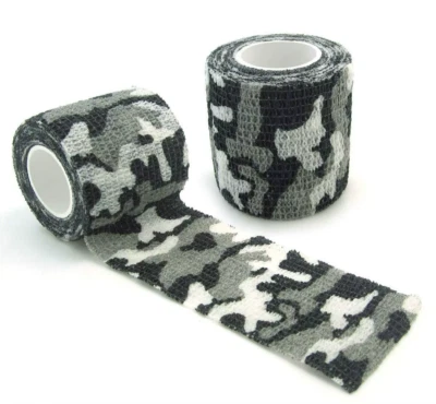 1Pc Camouflage Self-Cling Tape Roll - Reusable Camo Fabric Wrap 2 x 197 Inch - Image 1 of 4