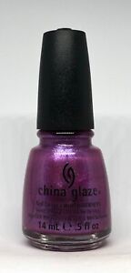 China Glaze Nail Polish 591 - ANKLETS OF AMETHYSTS-  Pinkish Purple Shimmer