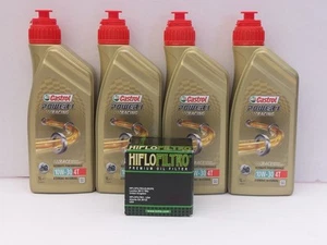 Castrol Power 1 Racing 10W30  / Ölfilter Yamaha SCR950 ab Bj 17 - Picture 1 of 1
