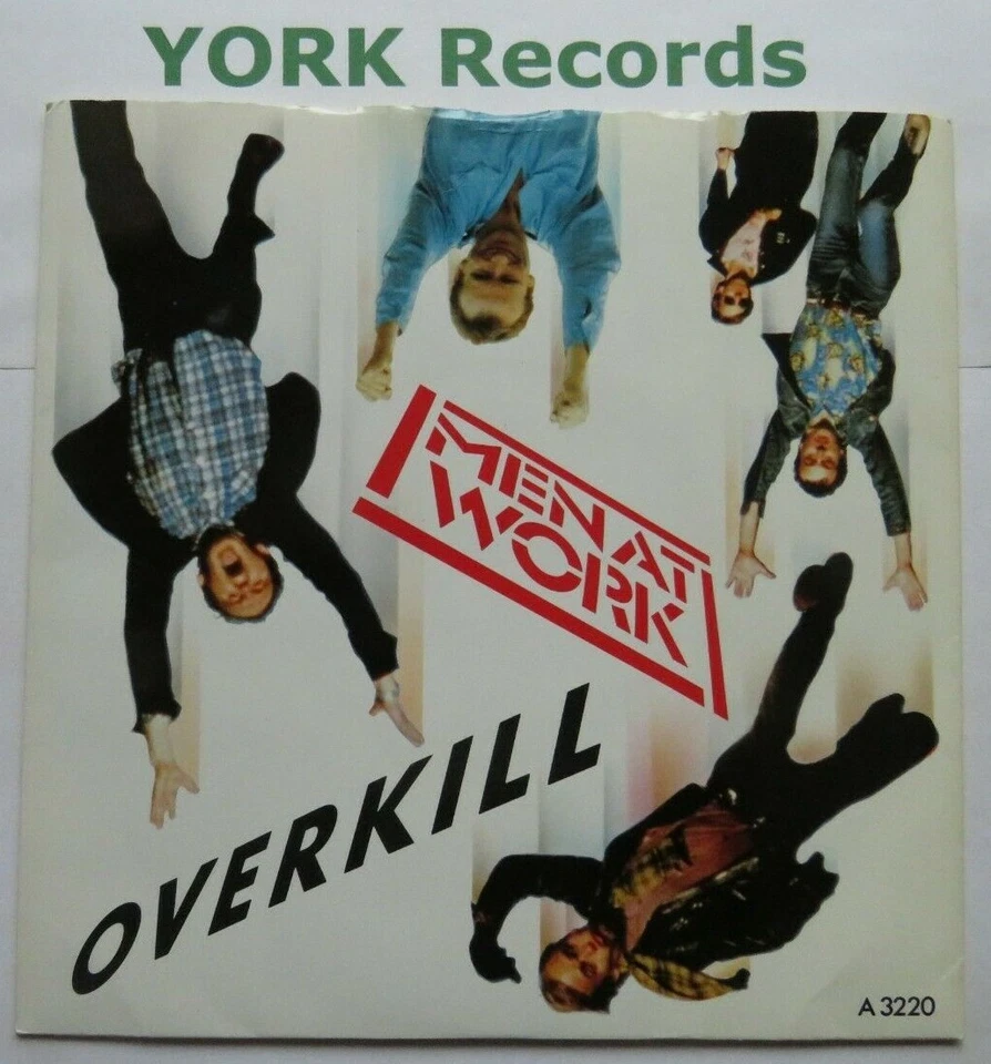 MEN AT WORK - Overkill - Excellent Condition 7" Single Epic EPCA 3220 - Image 1 of 1