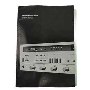 Harman Kardon HK580i Receiver Owners Manual - Picture 1 of 5