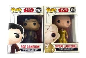 Funko POP! Star Wars Bundle Lot Supreme Leader Snoke 199 Poe Dameron 192 GC* - Picture 1 of 8