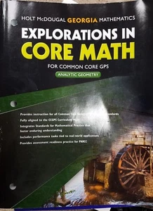 Explorations in Core Math Georgia : Common Core GPS Student Edition Analytic... - Foto 1 di 2
