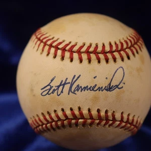 Scott Kamienicki New York Yankees Autogramm OAL Baseball (aub17) - Bild 1 von 3