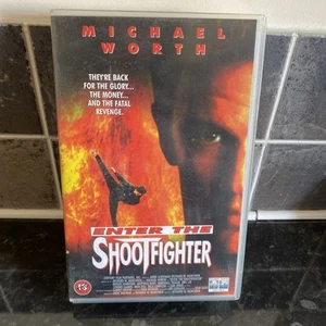 Enter The Shootfighter (VHS) 1995 Big Box SAMPLE Michel Worth, PRE CERT TBC 18 - Picture 1 of 9