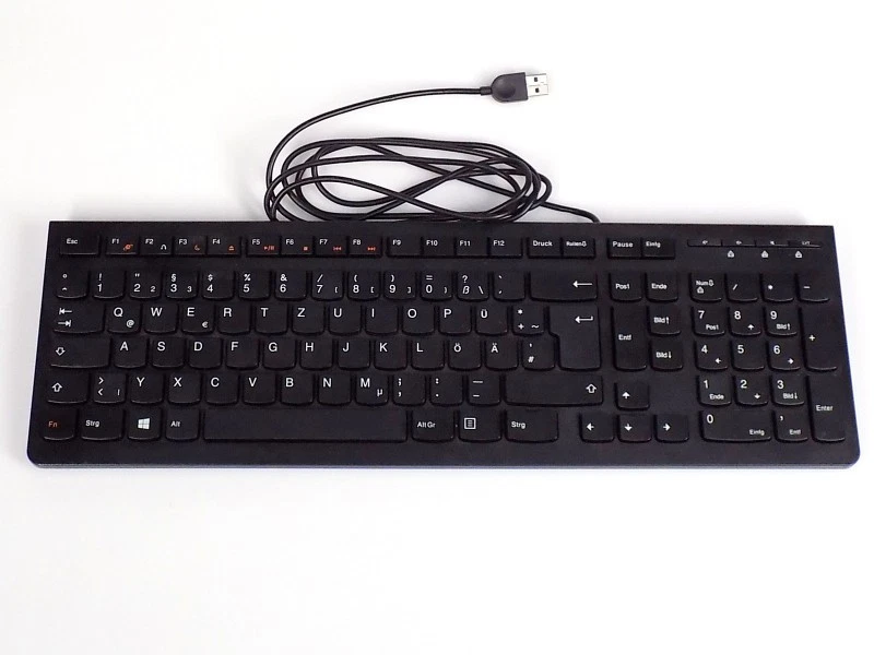 Lenovo 25209124 USB QWERTZ Deutsche Tastatur Schwarz German Keyboard Black TOP - Bild 1 von 1