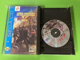 Lethal Enforcers II: Gun Fighters (Sega CD, 1994) CIB Manual (Tested & Works)