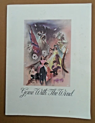Gone With The Wind Movie Theater Program Booklet (1989 Reprint ) - Image 1 of 4