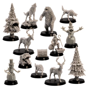 Christmas DnD Starter Set - 13 Fantasy Resin Miniatures RPG DnD Wargaming Figur - Bild 1 von 7